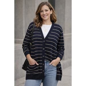 Gap striped cardigan XL TALL COTTON CASMERE
